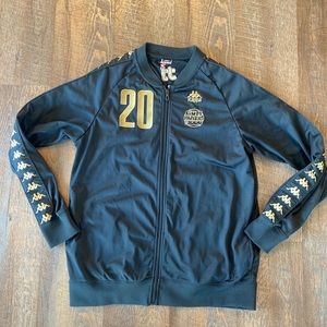 Kappa Gumball3000 gold & black track jacket
